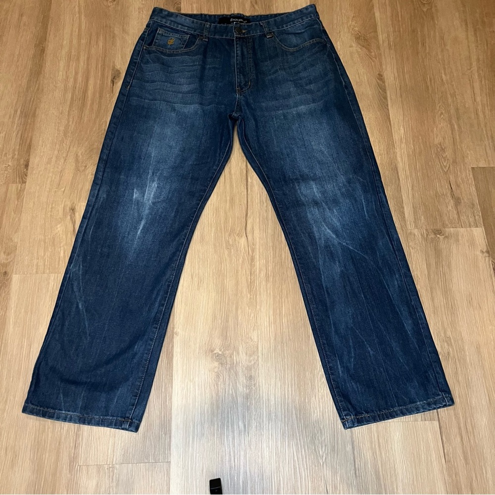Vintage Rocawear Baggy Denim Jeans – Y2K Hip Hop Streetwear Size 36